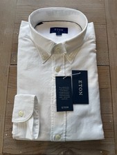 Eton white royal oxford - oxford, shirt