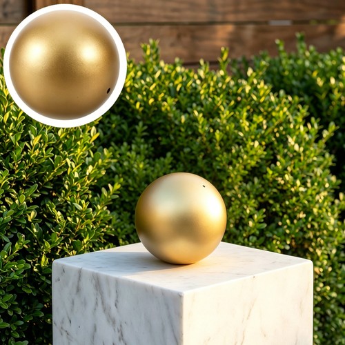 Stainless steel gazing balls - gazing,