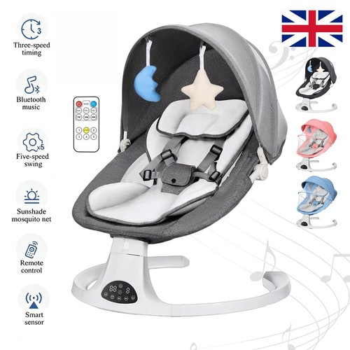 Bluetooth electric baby swing - baby,