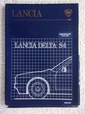 LANCIA DELTA S4 ROAD CAR orig 1985 Full English Text Press Pack with Photos etc