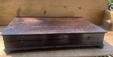 Vintage wooden cutlery canteen - cutlery,