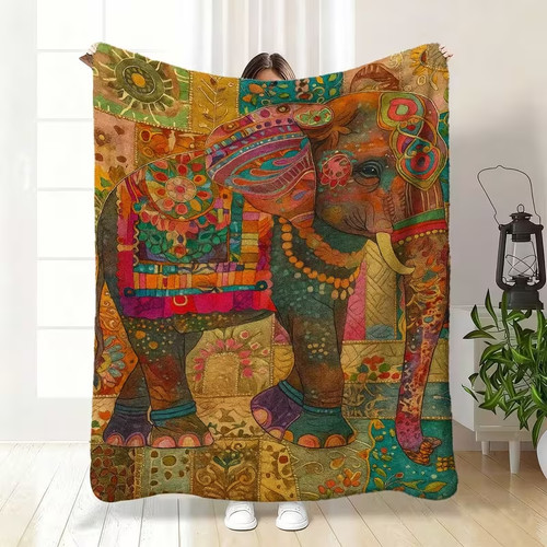Bohemian elephant themed - bohemian,