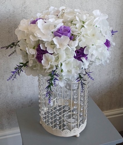 Large birdcage with tea - birdcage,