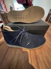 Free Postage Size 10 Navy Blue Lambretta Boots Good Condition