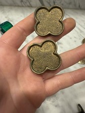 Vintage Solid Brass Quatrefoil