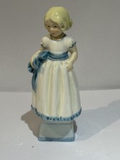 Beautiful Vintage Royal Worcester Figure Mondays Child Rd No 832591