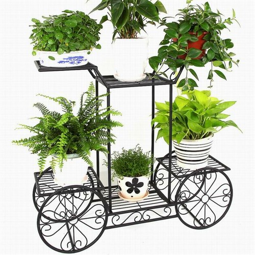 Garden cart stand flower - cart,