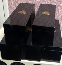 5Armand De Brignac Ace Of Spades EMPTY Gold Champagne Bottle in Presentation Box