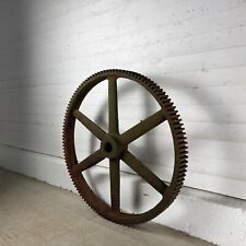 Large Industrial Iron Cog 32 Inch Diameter