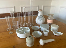 Bundle of Vintage Apothecary / Chemist Items Including Dr. Nelsons Inhaler