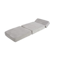 Jumbo Cord Single Chair Sofa Z Bed Seat Foam FoldOut Futon Guest Mattress UK