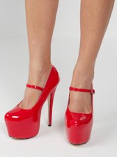 WOMENS LADIES MARY JANE HIGH