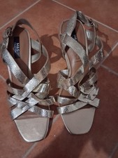 Ladies Gold Sandals Marks and