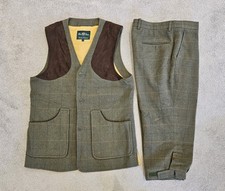Alan Paine Men's Tweed Shooting Breeks (36")  And Vest (L) 