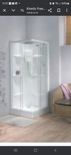 shower pod enclosure with electric shower