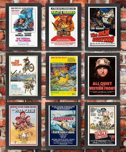 Framed vintage war - framed,