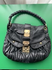 Miu Miu  Matelasse black Lamb