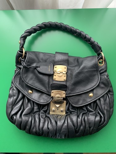 Miu matelasse black lamb - miu,