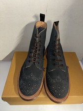 Harrykson Blue Suede Leather