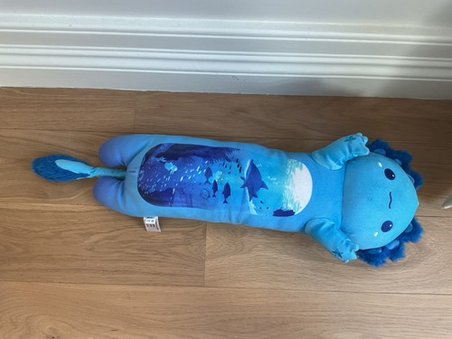 Blue axolotl small plush toy - plush,