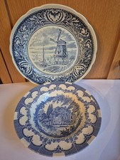 Vintage Delft Blue Wall Plate