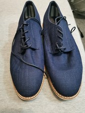 Navy blue Shoes Unique Upper material