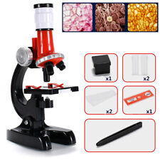Children Kids Junior Microscope Science Lab Set With Light Education Toy Kits