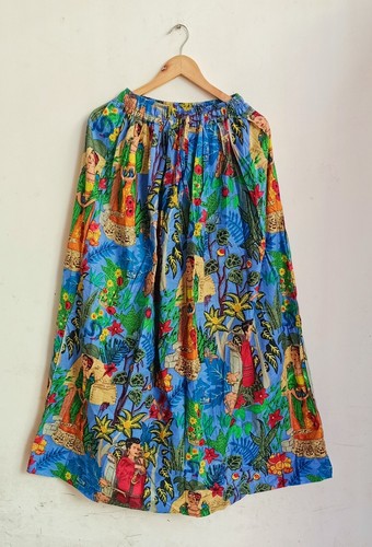 Indian cotton sky blue - cotton, frida
