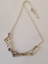 Carrick Jewellery Sterling Silver Rennie Mackintosh Style Necklace