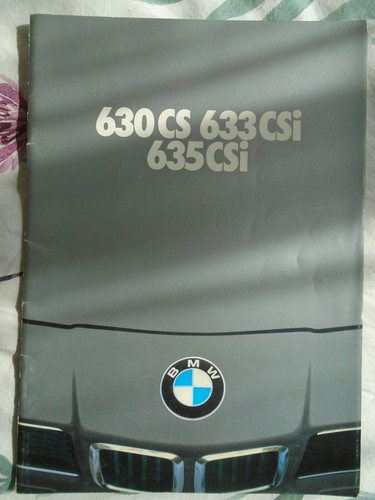 Bmw 630 633 csi - bmw,