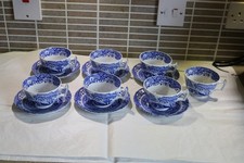 6 x Spode Blue Italian Tea 6