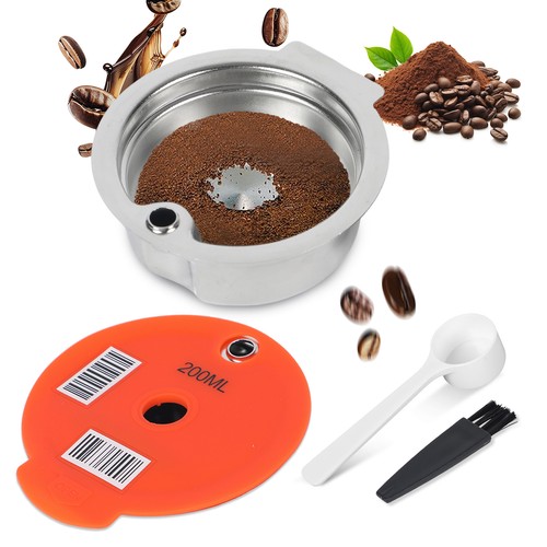 Stainless reusable coffee - stainless,