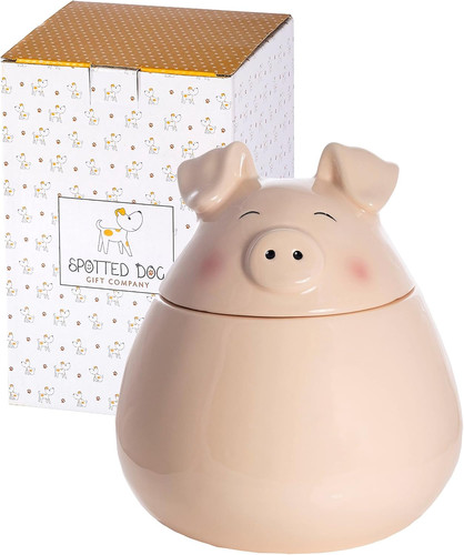 Biscuit barrel ceramic - biscuit,