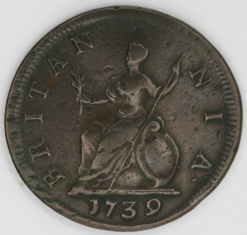 1739 george farthing - 1739,