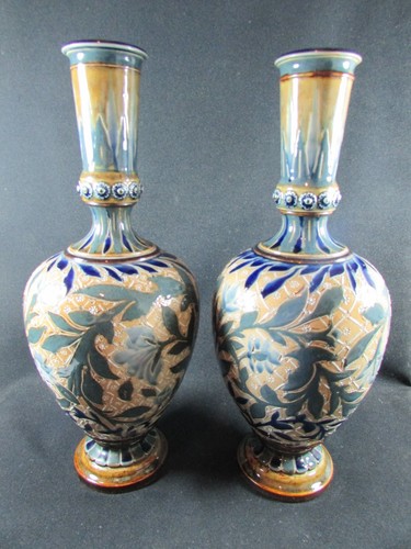 Pair doulton lambeth - pair, of