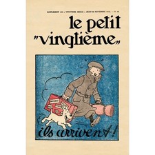 Tintin cover poster, Le Petit