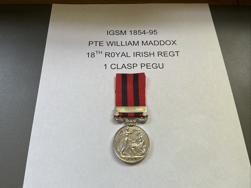 Igs medal 1854 clasp - igs,