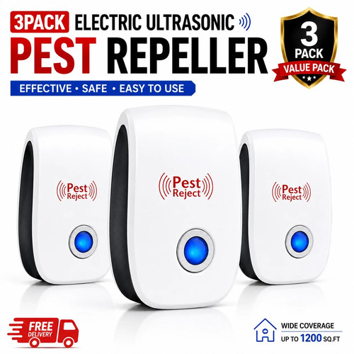 3pack electric ultrasonic pest - electric,