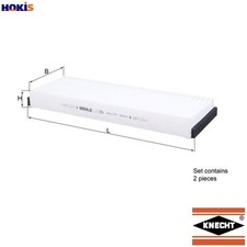 FILTER CABIN AIR LA 239/S FOR