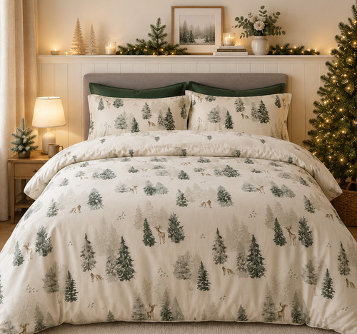 100 cotton reversible duvet - reversible,