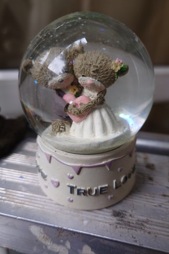 Wedding snow globe - globe, love