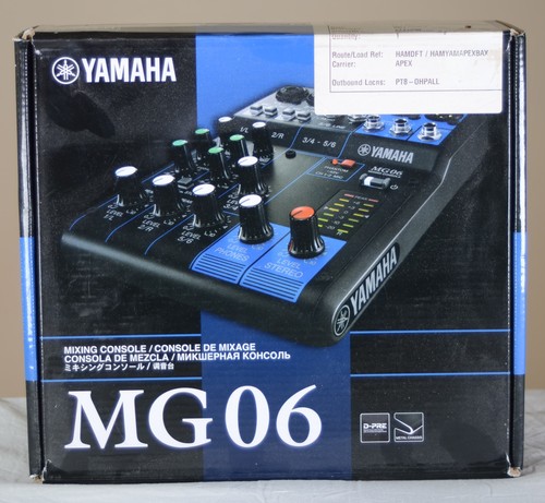 Yamaha mg06 channel analog - mg06, 6-channel