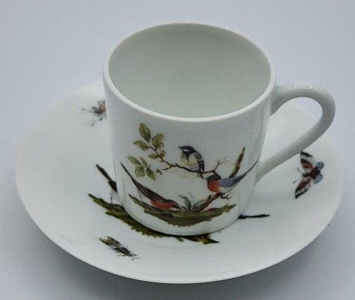 Limoges france demitasse - demitasse, birds