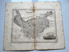 1844 county map of Cheshire