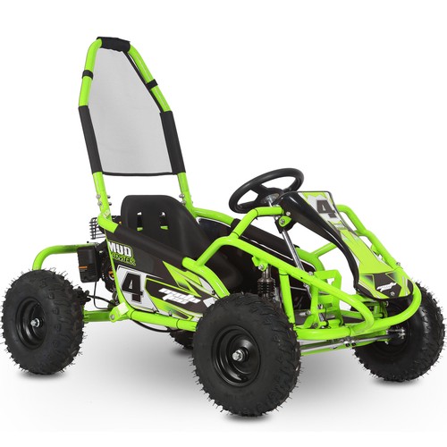 Mototec kart mud green - go,