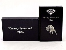 Spaniel Pheasant Pewter Badge