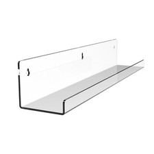 Wall clear acrylic shelf - wall,