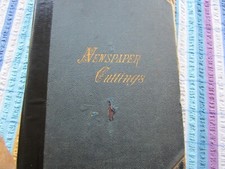 Victorian newsclippings scrapbook 1888-1930s catholic /irish free state interest