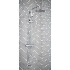 Round Chrome Thermostatic