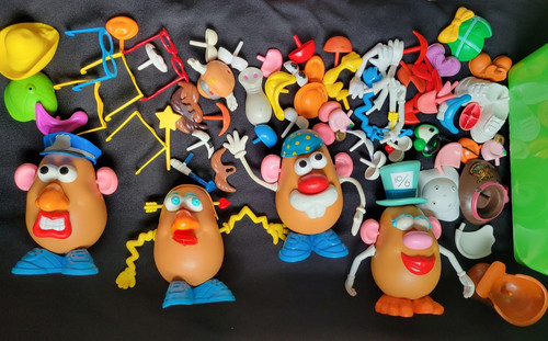 Pieces with four mr potato - four,